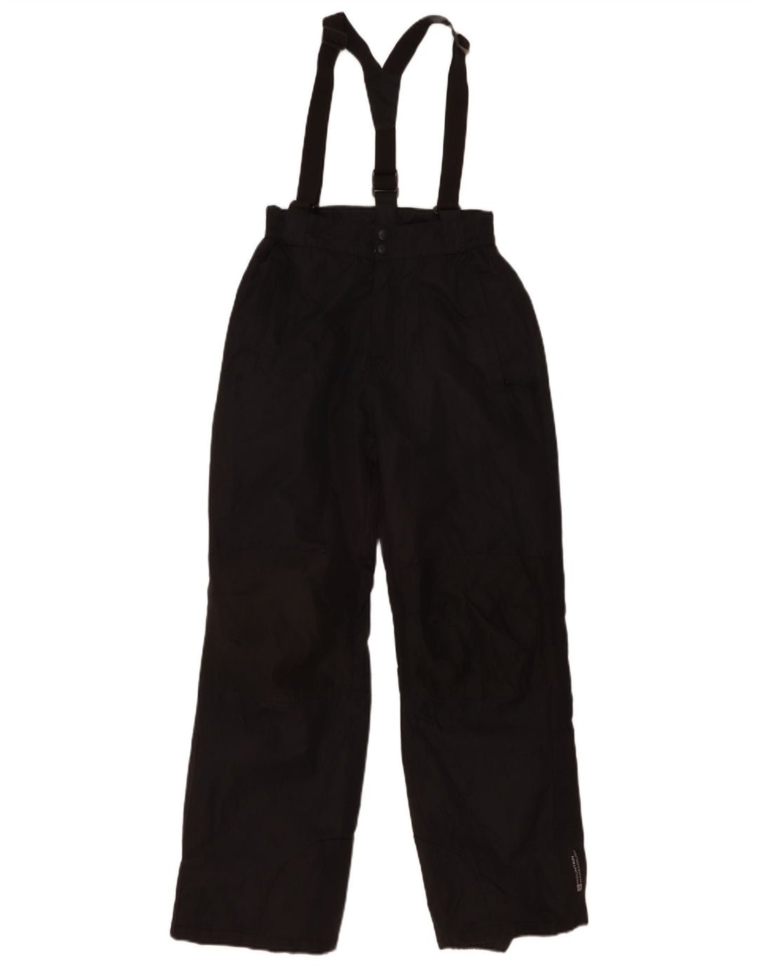 Mountain Warehouse Pantalones de esquí con peto para niños 12-13 años Poliéster negro