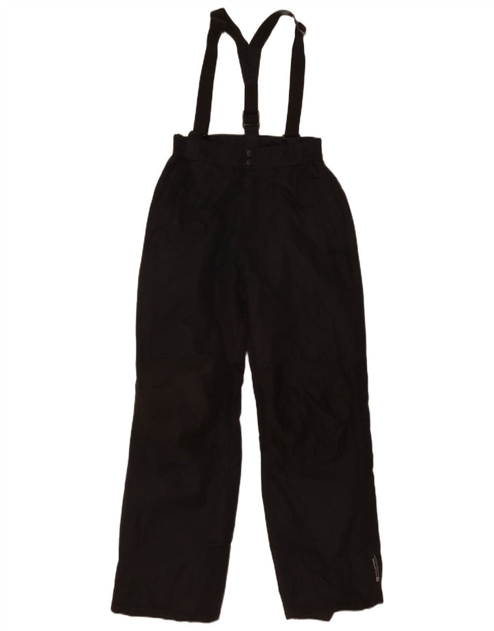 Mountain Warehouse Pantalones de esquí con peto para niños 12-13 años Poliéster negro