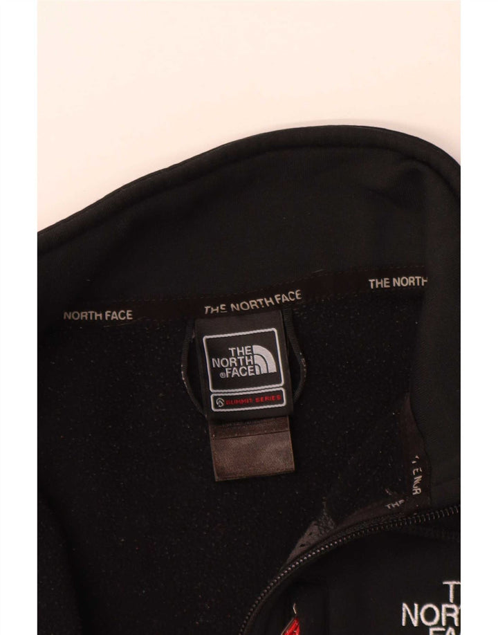The North Face Sudadera con cuello y cremallera para hombre Jersey Small Poliéster negro