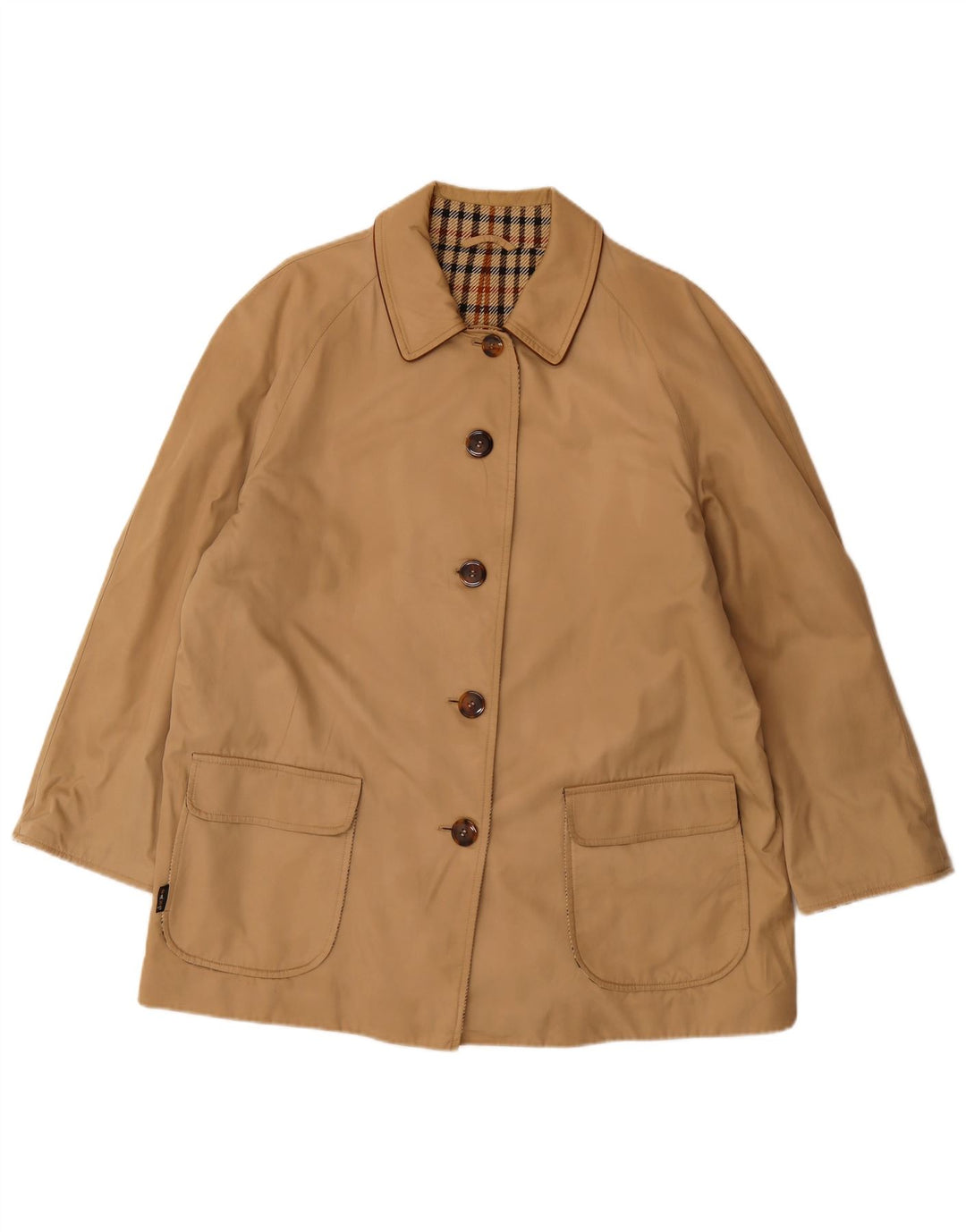 DAKS Chaqueta utilitaria extragrande para mujer EU 42 Grande Algodón beige