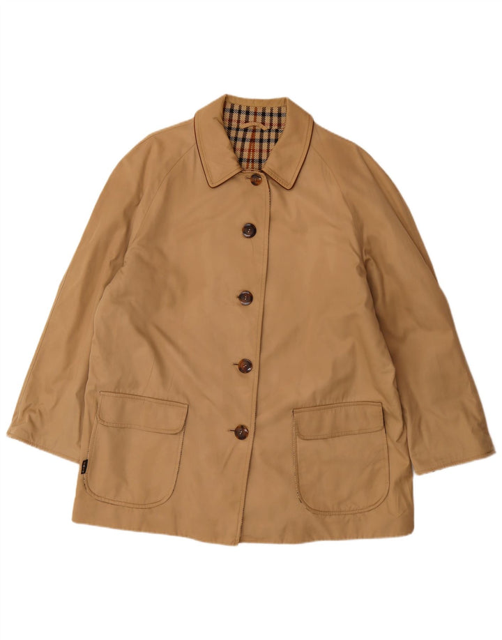 DAKS Chaqueta utilitaria extragrande para mujer EU 42 Grande Algodón beige