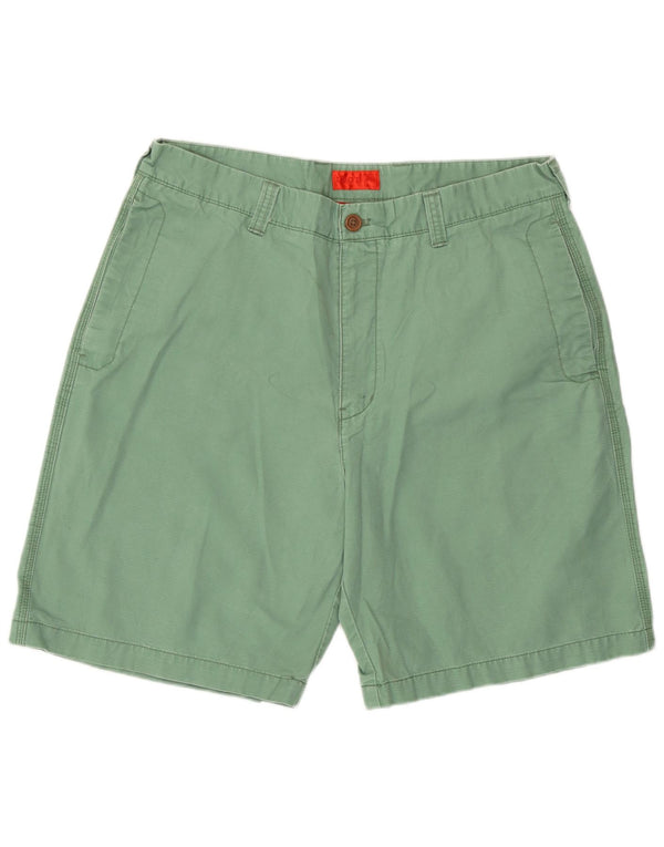 Pantalones cortos chinos Izod para hombre W36 XL Algodón verde