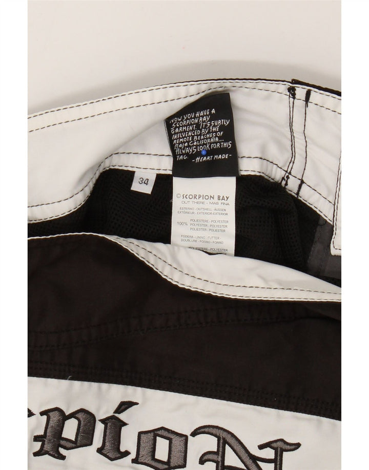 Scorpion Bay Bañador con estampado gráfico para hombre Poliéster en bloques de color gris grande