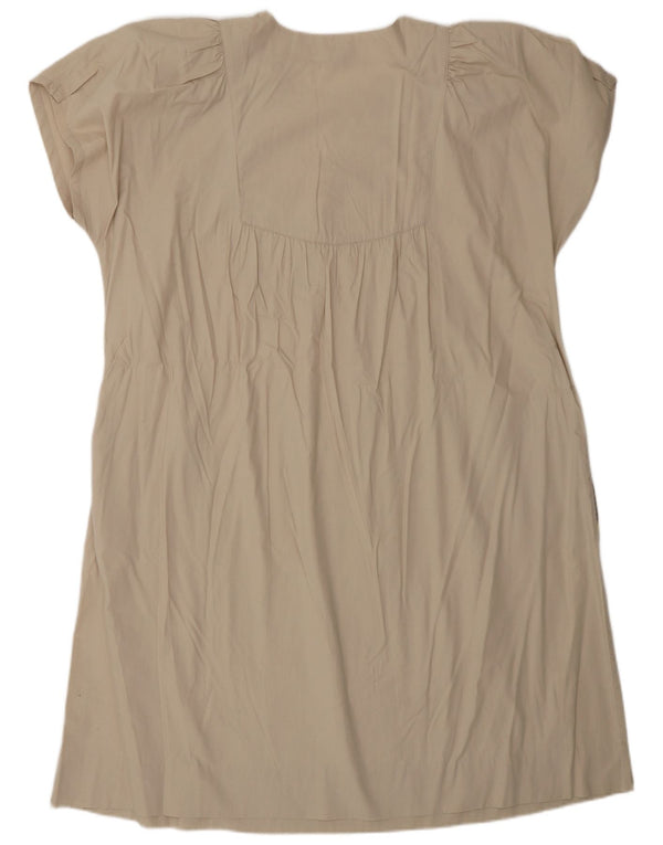 Capricci By Marcell Vestido de tienda para mujer UK 44 Algodón patchwork beige mediano
