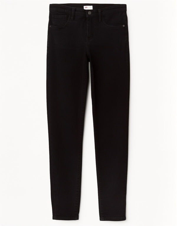Levi's Vaqueros Slim para Niña 14-15 Años W26 L28 Algodón Negro
