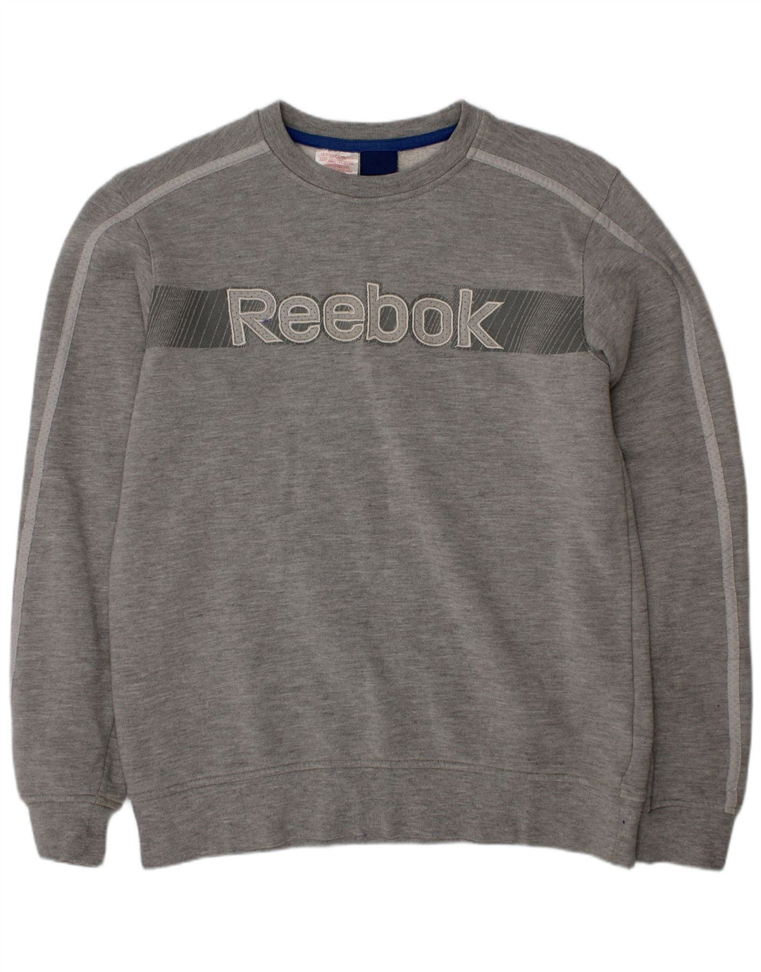 Reebok Sudadera gráfica para niños 11-12 años Gris Algodón