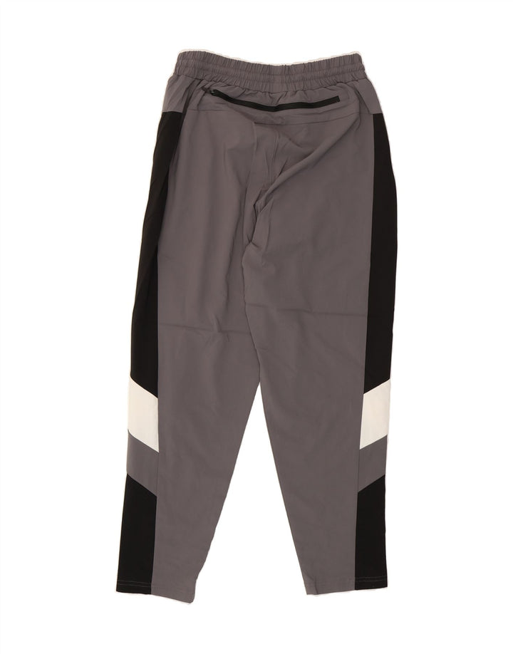 PUMA Mens Tracksuit Trousers Medium  Grey Colourblock Polyester Vintage Puma and Second-Hand Puma from Messina Hembry 
