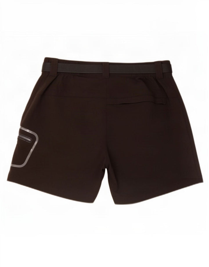 Pantalones cortos cargo vintage para hombre W33 Poliamida negra mediana