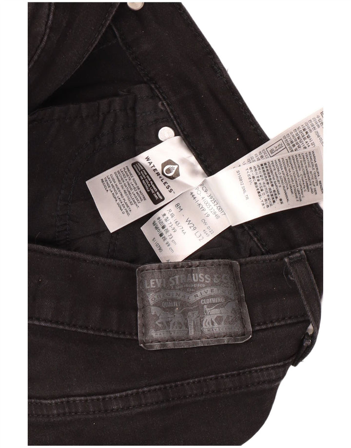 Levi's Jeans Bootcut para Mujer US 8 Medium W29 L32 Algodón Negro