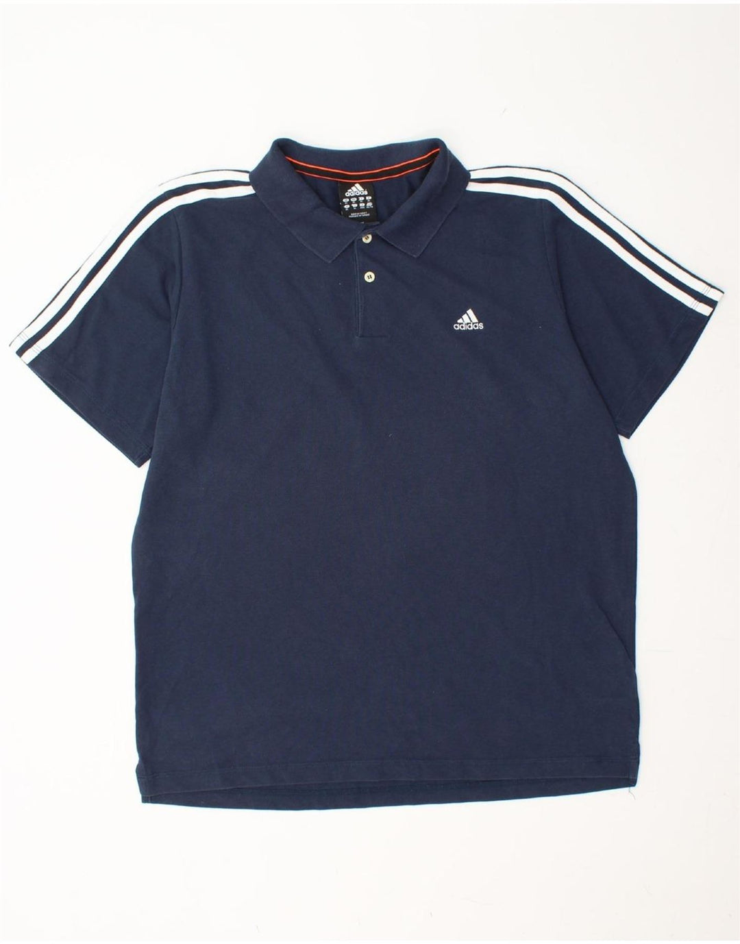 ADIDAS Polo Climalite para hombre XL Algodón azul marino