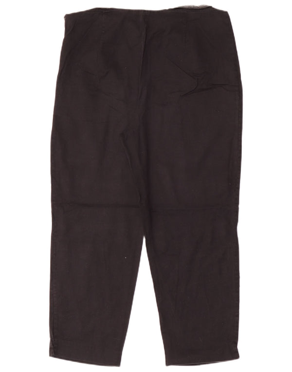 Marks & Spencer Pantalones Cortos Cónicos para Mujer UK 40 Medium W30 L24 Negro