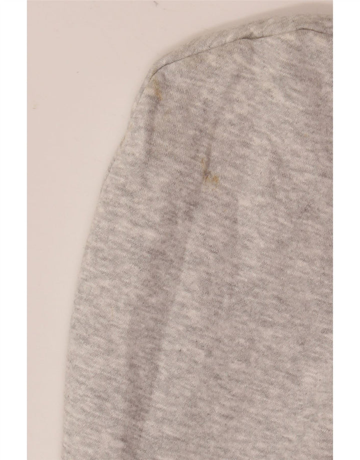 French Connection Jersey con capucha para hombre de algodón moteado gris pequeño