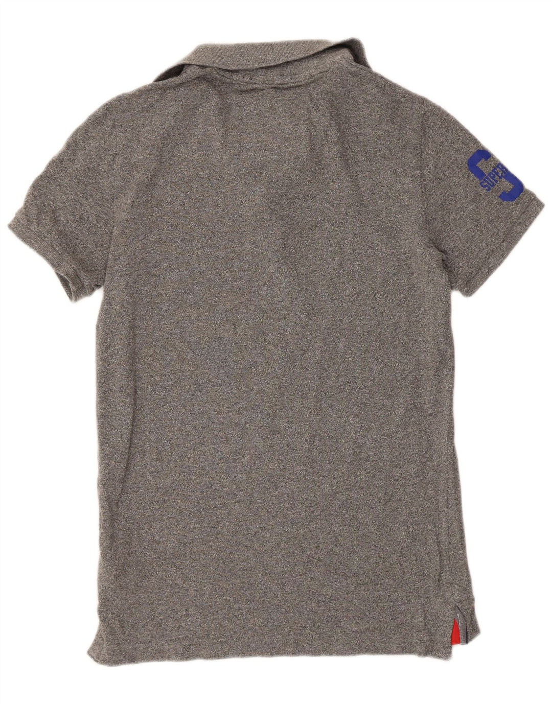 SUPERDRY Polo gráfico para hombre de algodón gris medio
