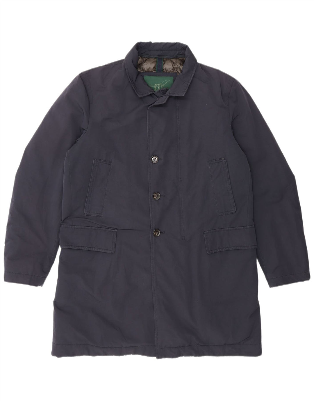 Henry Cottons Abrigo acolchado para hombre IT 50 Grande Algodón azul marino