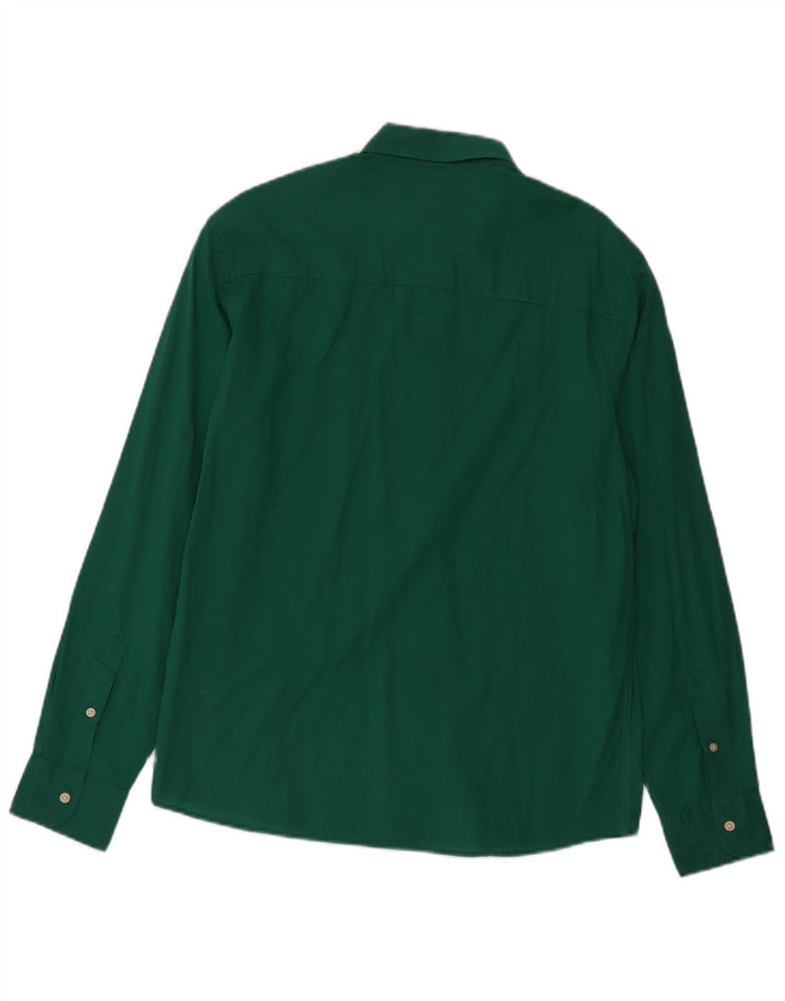 Zara Hombre Camisa Small Verde