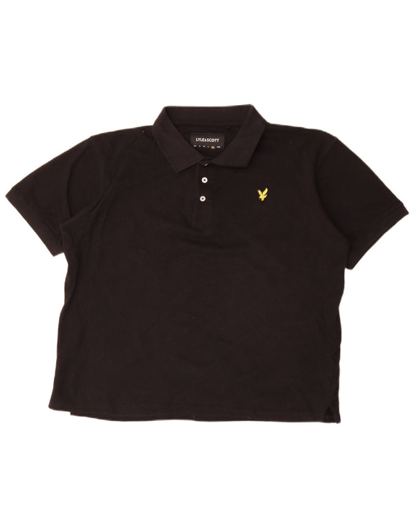 Lyle & Scott Polo Hombre XL Algodón Negro