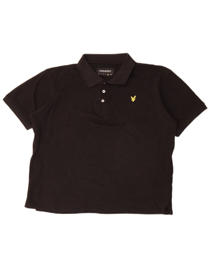 Lyle & Scott Polo Hombre XL Algodón Negro