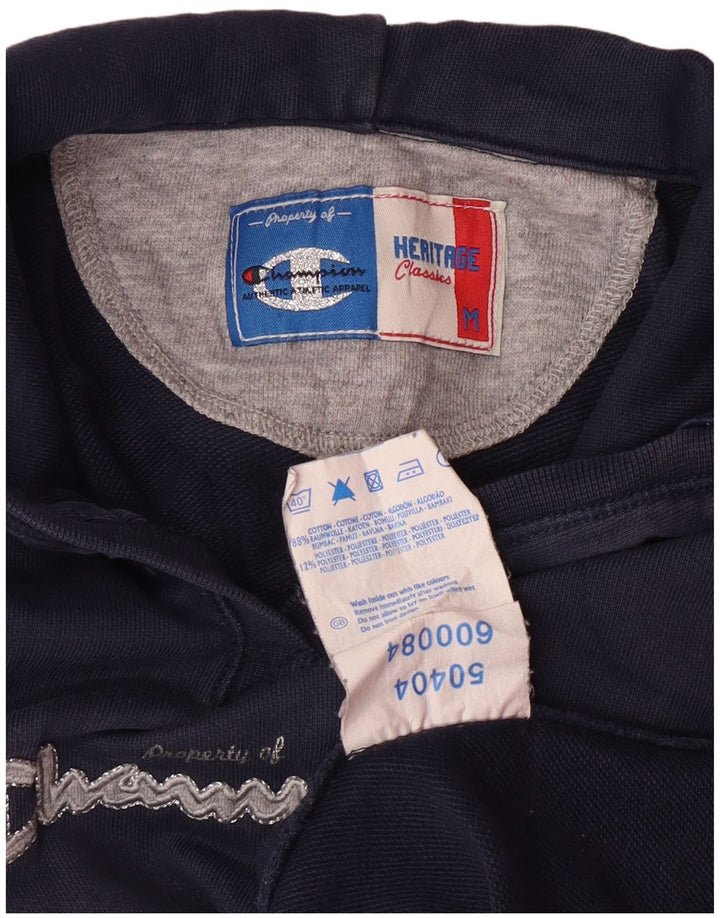 CHAMPION Sudadera con capucha Heritage Classics para mujer UK 12 Medium Azul marino