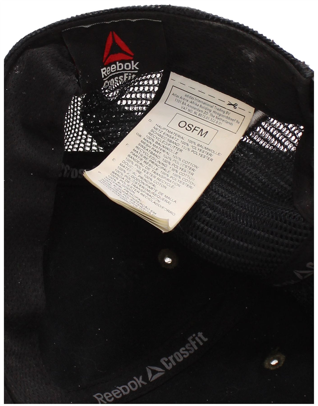 Gorra Reebok Graphic Trucker para hombre Talla única Caqui Colorblock Algodón
