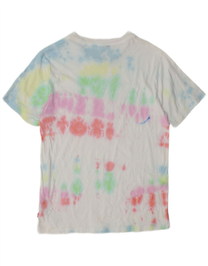 Levi's Camiseta con gráfico estándar para hombre, talla pequeña, algodón teñido anudado multicolor