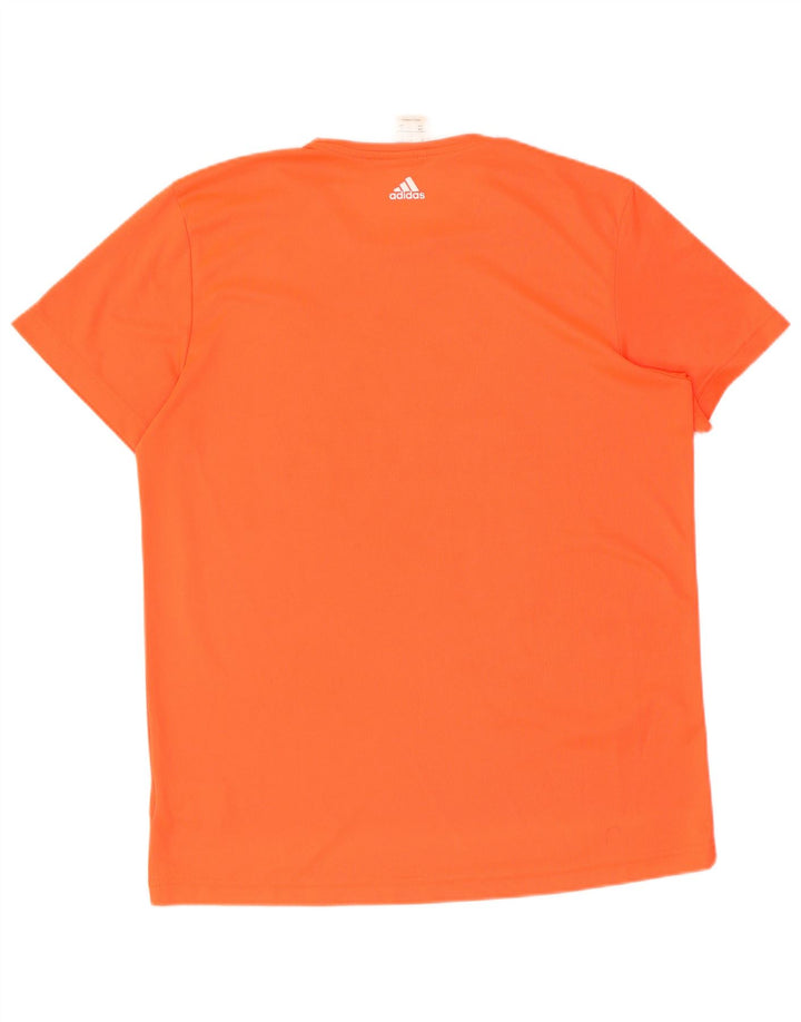 ADIDAS Hombre Gráfico Chaleco Top Grande Naranja Poliéster