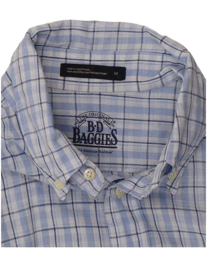 B.D. Camisa Baggies Hombre Algodón Cuadros Azul Medio