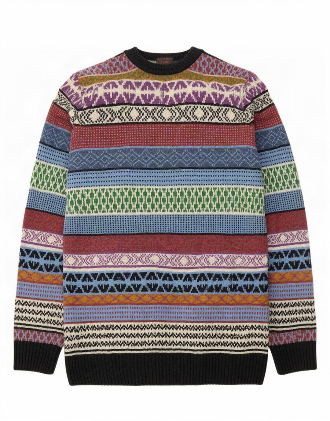 Catalina Jersey con Cuello en V para Hombre Small Multicolor Geométrico