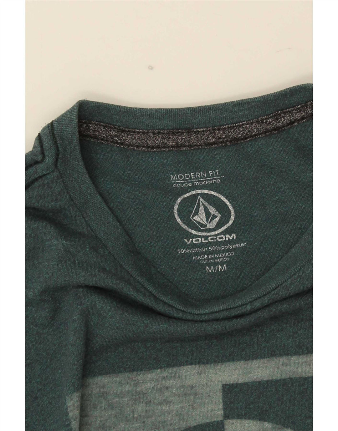 Camiseta Volcom Modern Fit Graphic Top Algodón verde medio