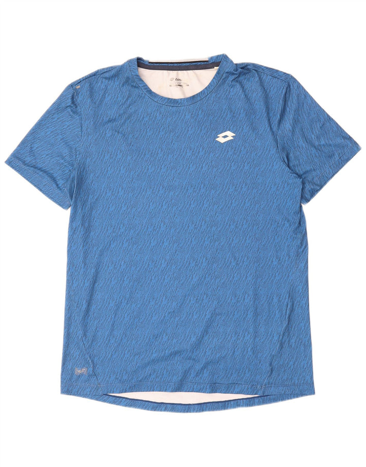 Camiseta Lotto Hombre Top XL Pata de Gallo Azul