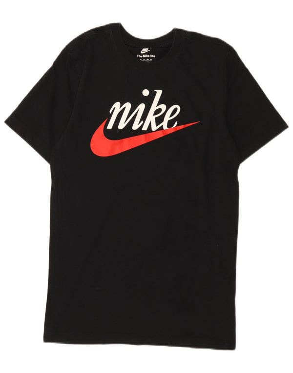 Nike Camiseta gráfica para hombre Top XS Algodón negro