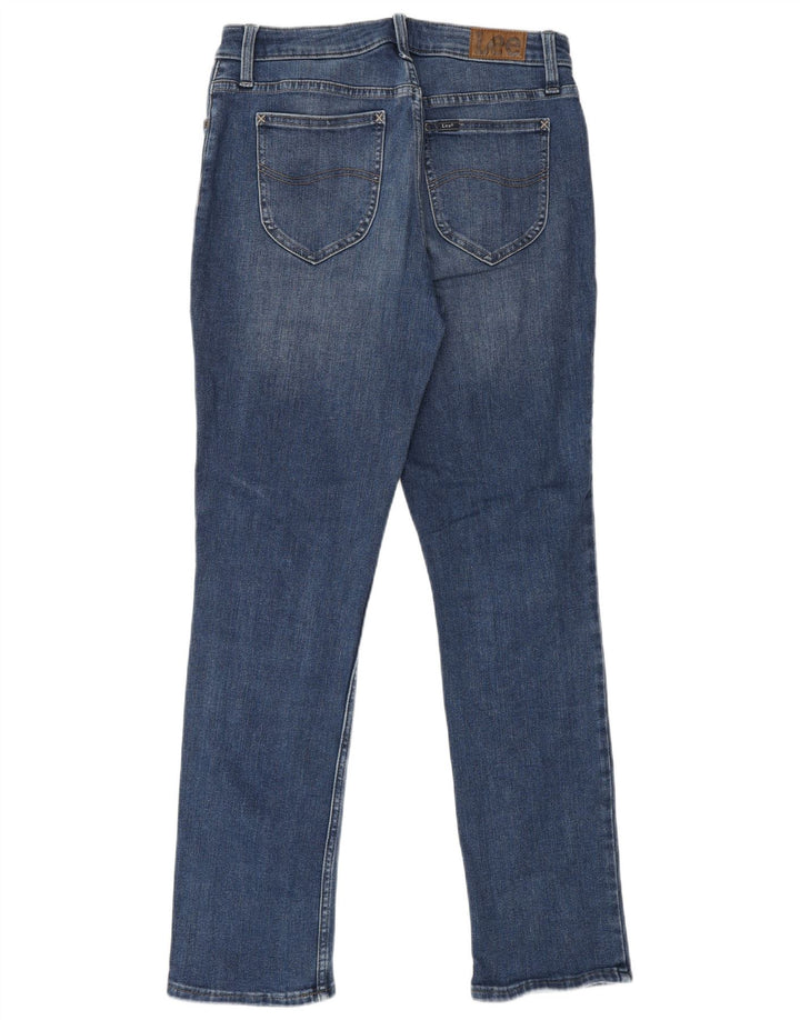 Vaqueros rectos de corte regular y talle medio para mujer LEE W29 L31 Algodón azul