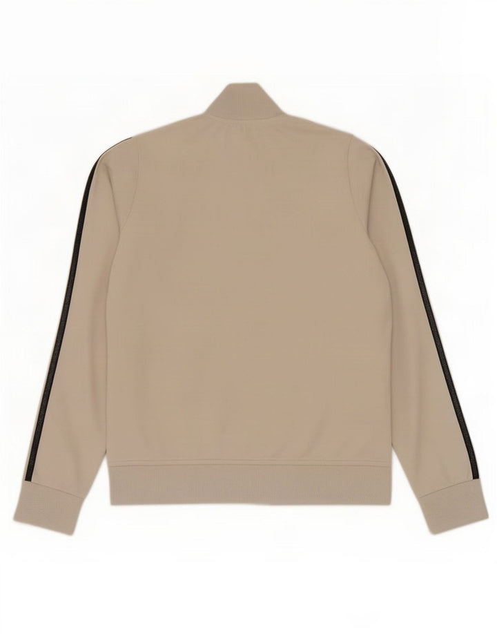 Kappa Mujer Chándal Top Chaqueta UK 10 Small Beige Poliéster