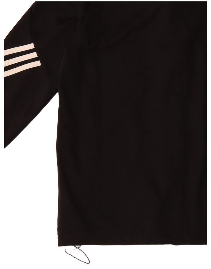 Adidas Chicos Climalite Chándal Top Chaqueta 13-14 Años Negro Poliéster