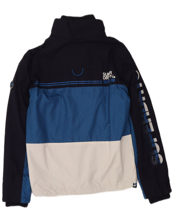 Superdry Chaqueta Cortavientos Windtrekker para Hombre UK 38 Medium Azul Marino