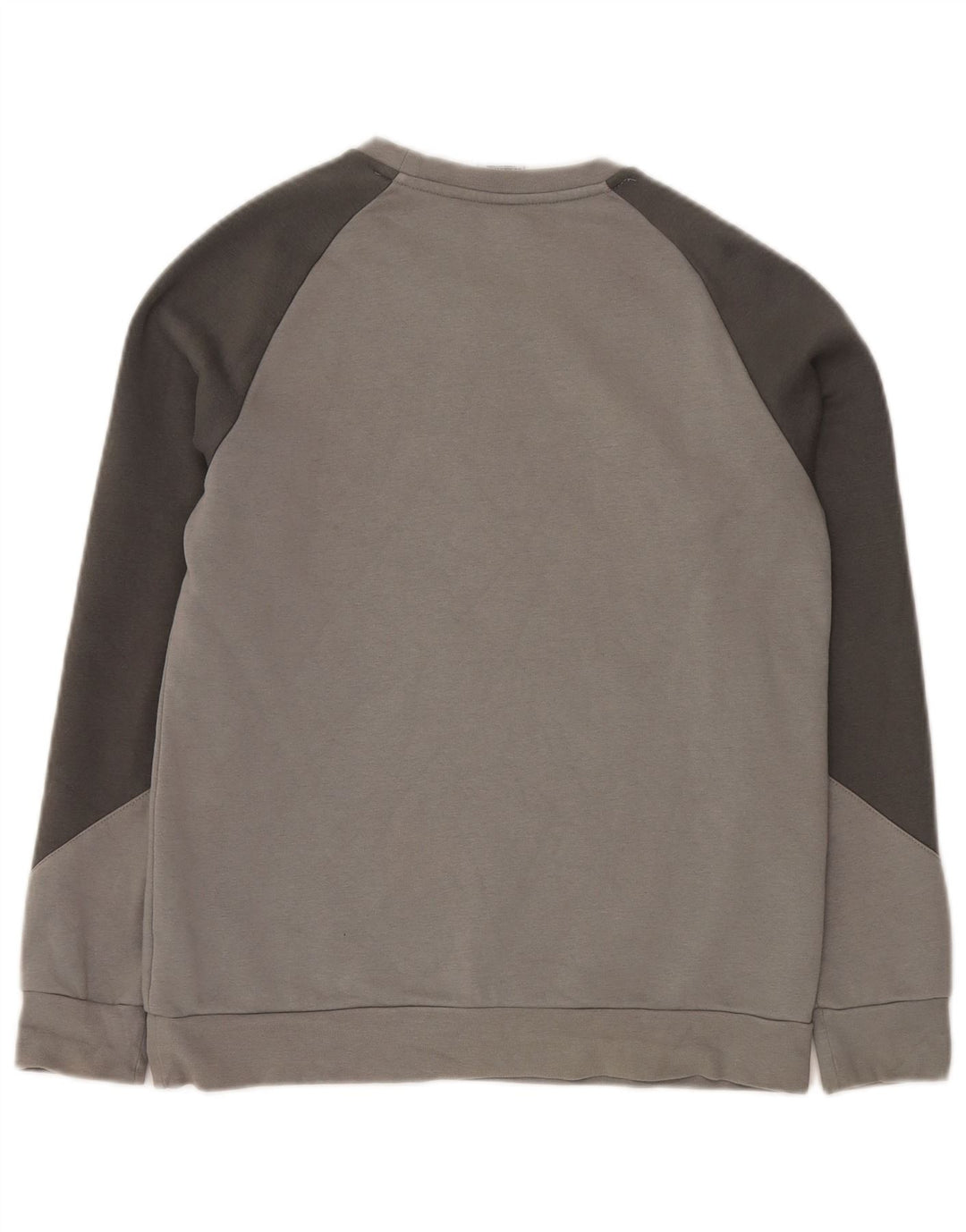 ADIDAS Sudadera estampada para niños 13-14 años Algodón gris con bloques de color