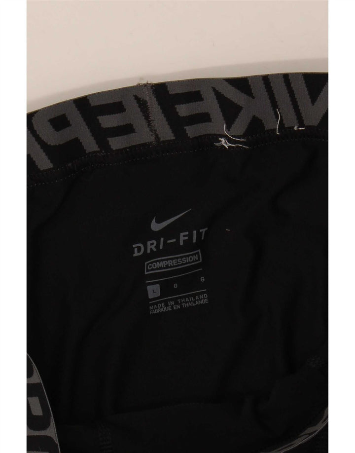 Nike Dri Fit Graphic Leggings para hombre, talla grande, color negro