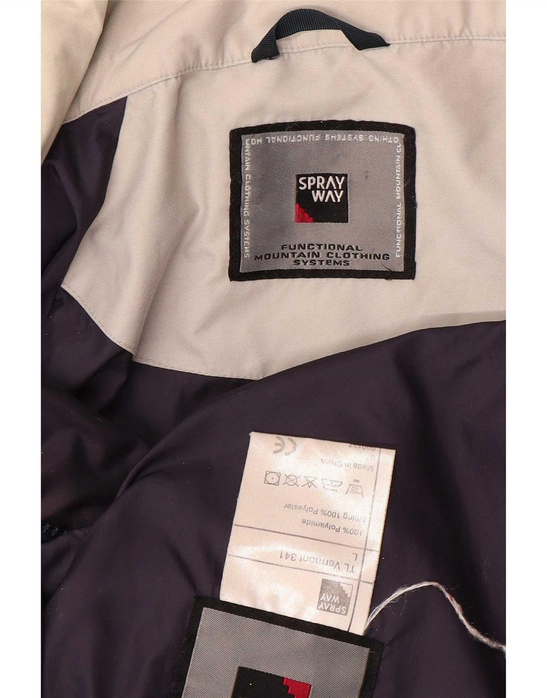 Sprayway Chaqueta cortavientos para hombre UK 42 XL Poliéster gris