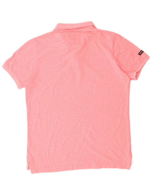 Superdry Polo Para Hombre 2XL Algodón Rosa