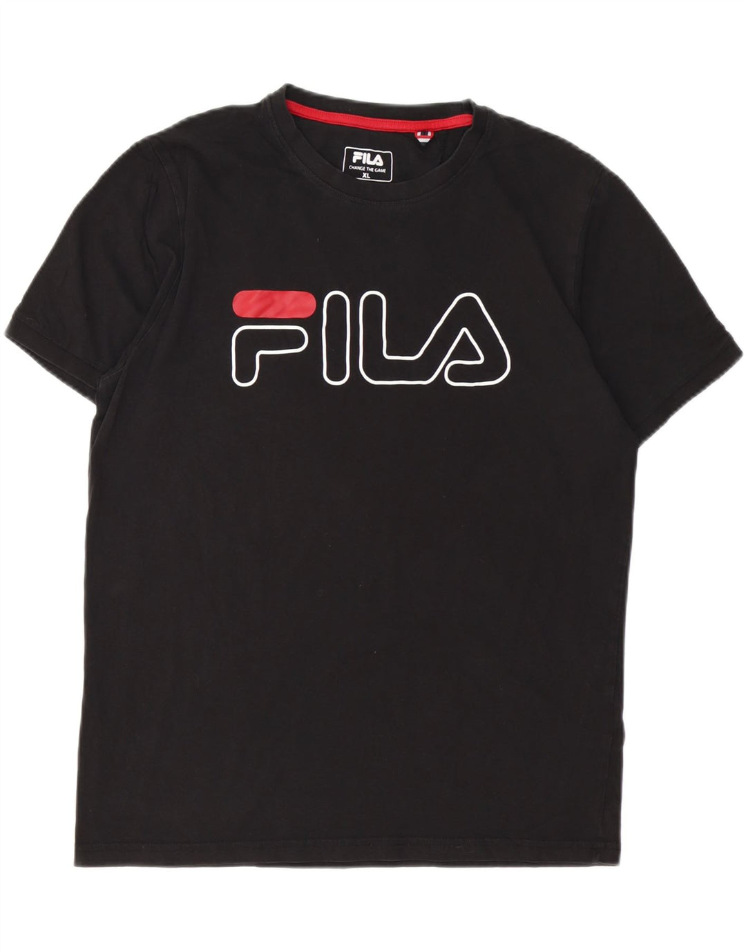 FILA Camiseta gráfica para hombre Top XL Negro