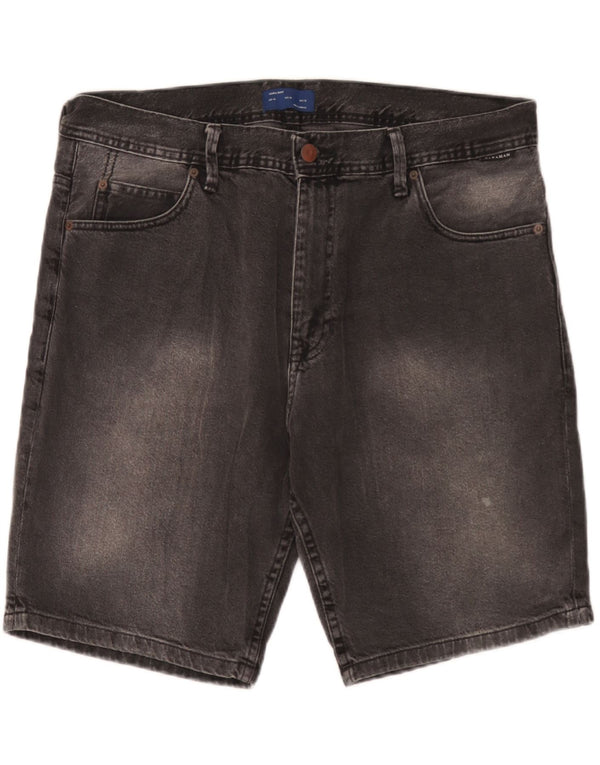 Zara Pantalones cortos vaqueros para hombre EU 46 XL W36 Gris