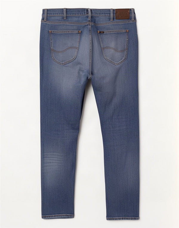Lee Mens Luke Tapered Slim Jeans W36 L34 Algodón Azul