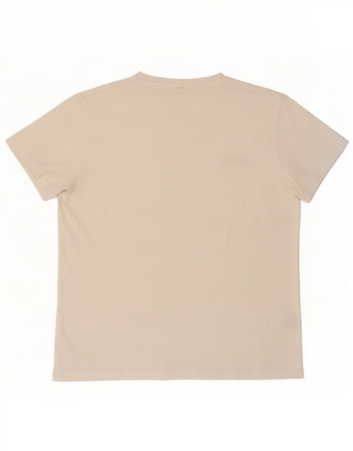 Pierre Cardin Camiseta Hombre Top Medium Blanco Algodón