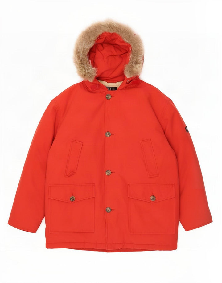 Woolrich Chaqueta acolchada con capucha para niño 11-12 años Nylon rojo