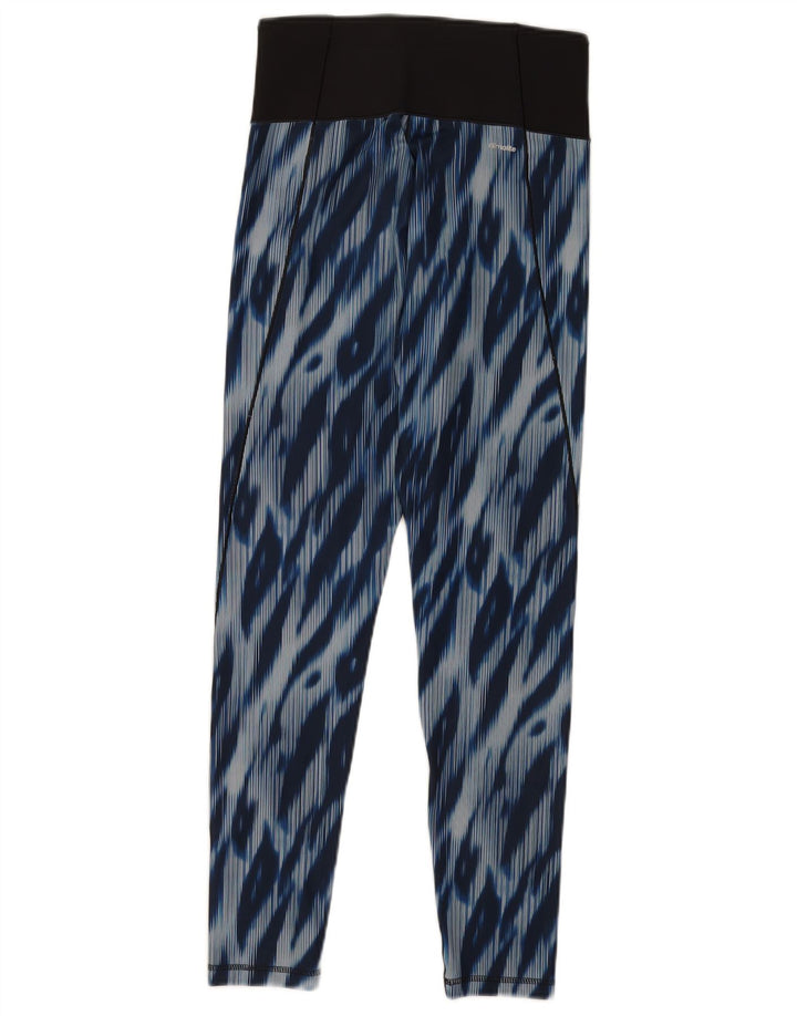 Adidas Leggings para mujer Reino Unido 8-10 Pequeño azul Tie Dye Poliéster