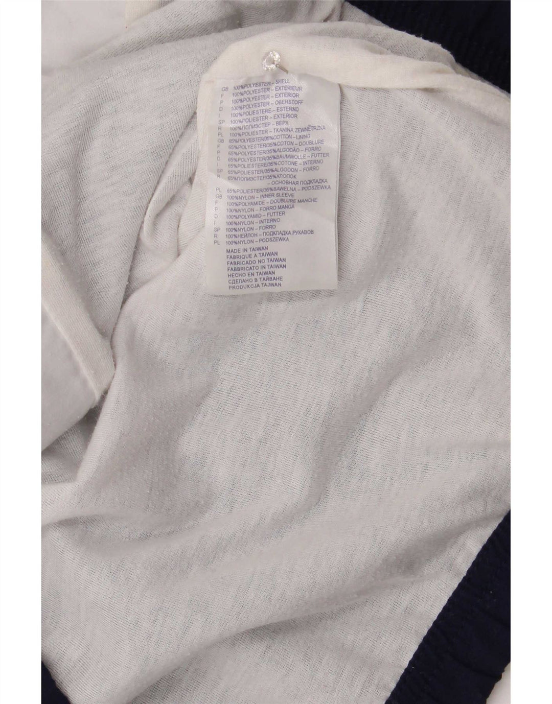 Reebok Chaqueta de chándal para mujer UK 40 Medium Azul marino Colorblock