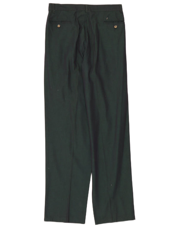 Mazzonetto - Pantalón chino con pinzas para hombre IT 48 Medium W30 L34 Algodón verde