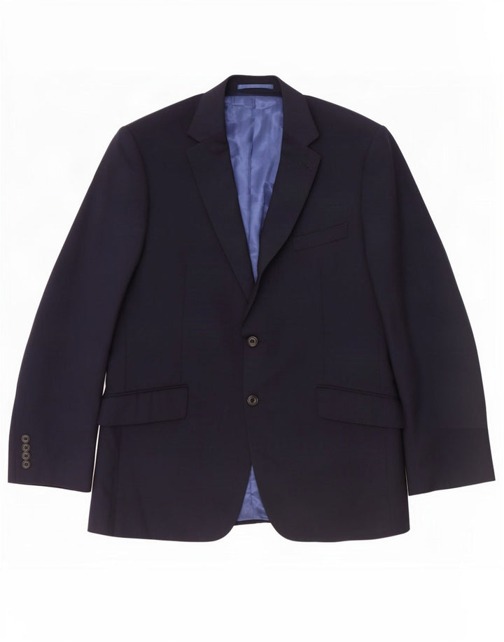 Marks & Spencer Chaqueta tipo blazer de 2 botones para hombre UK 42 Large Azul marino