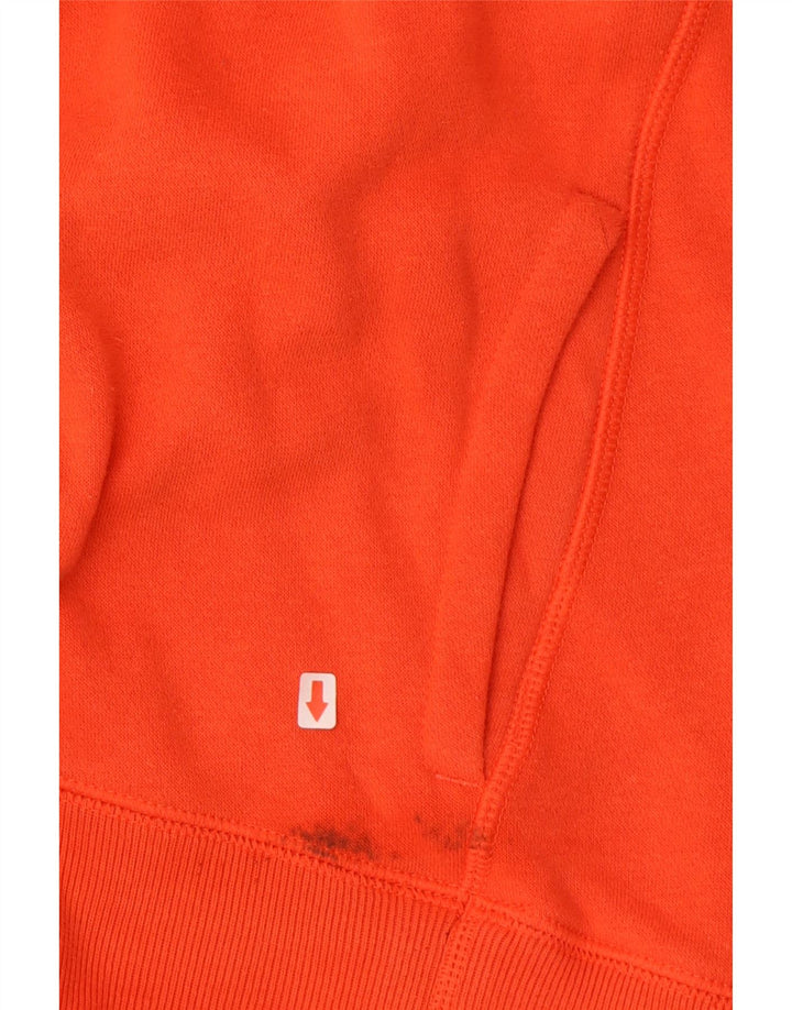 Under Armour Jersey con capucha gráfica para hombre, talla grande, color naranja