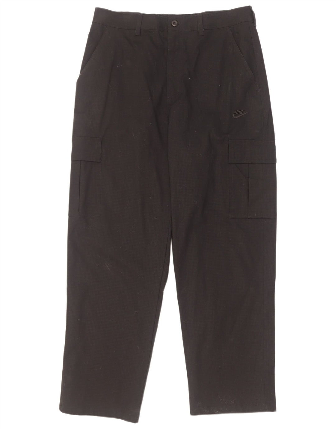Pantalón cargo cónico Nike para hombre W32 L32 Algodón negro