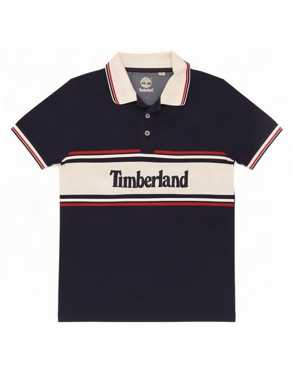 Timberland Polo gráfico para niño 11-12 años XS Azul marino Colorblock